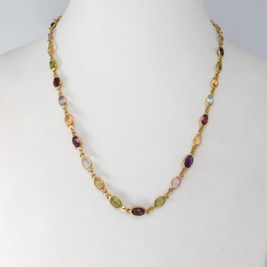 Collana con tormaline