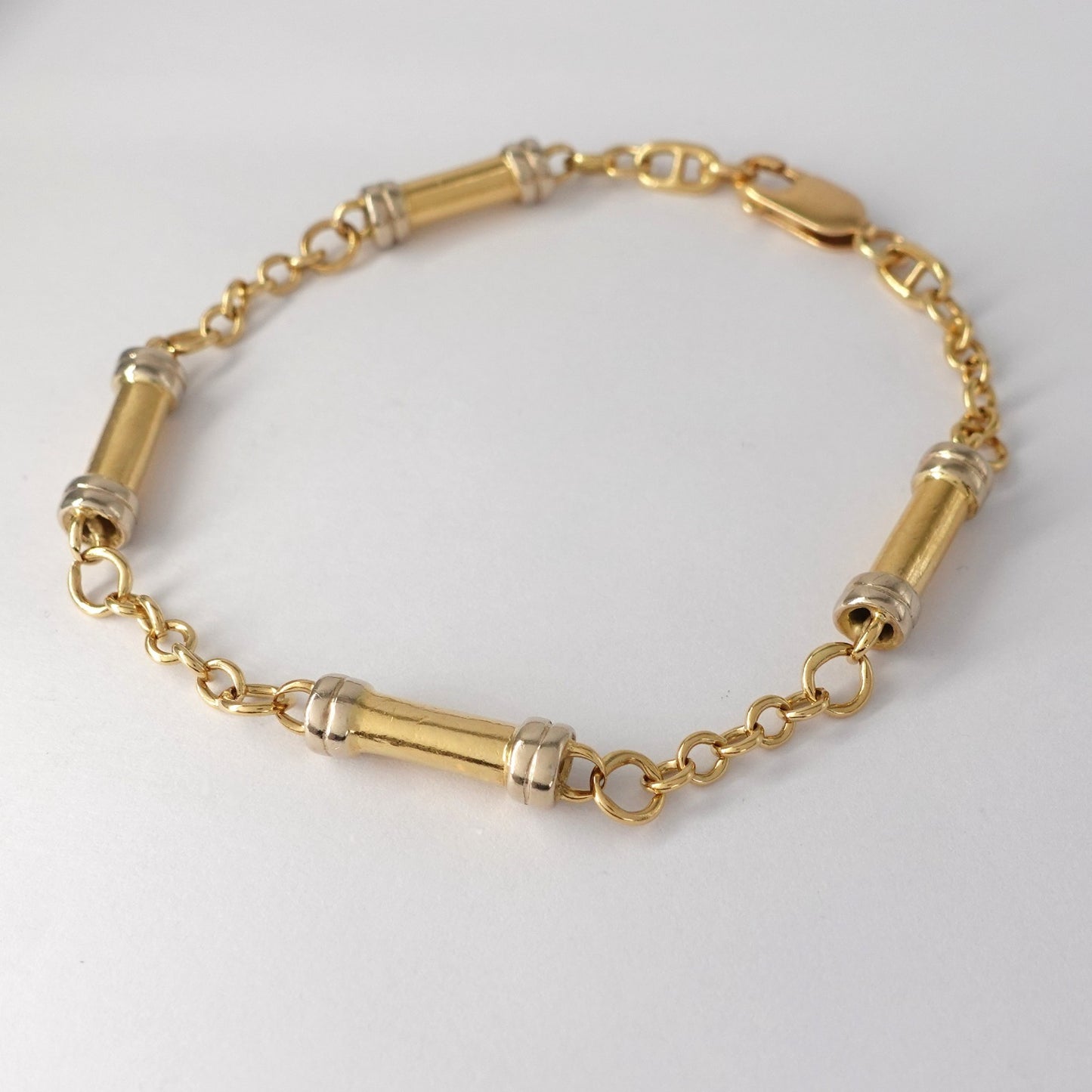 Bracciale con maglia mista