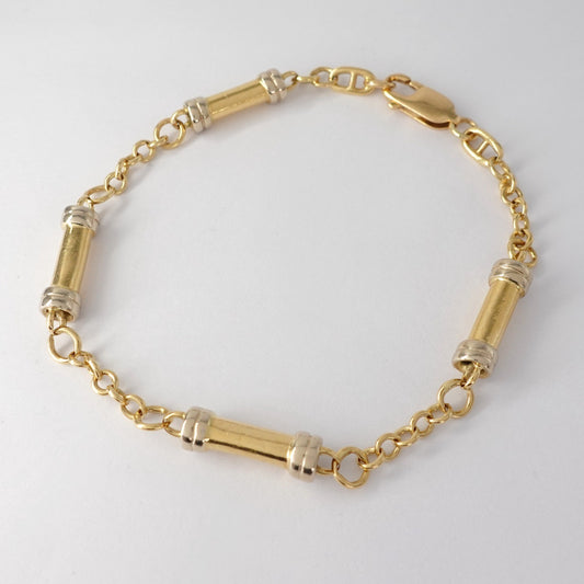 Bracciale con maglia mista