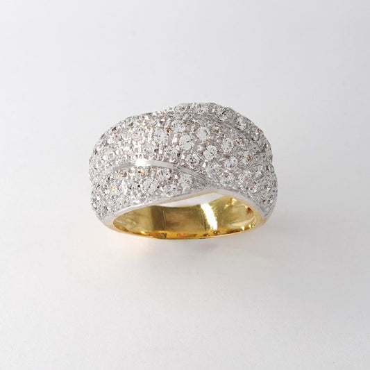 Anello con zirconi