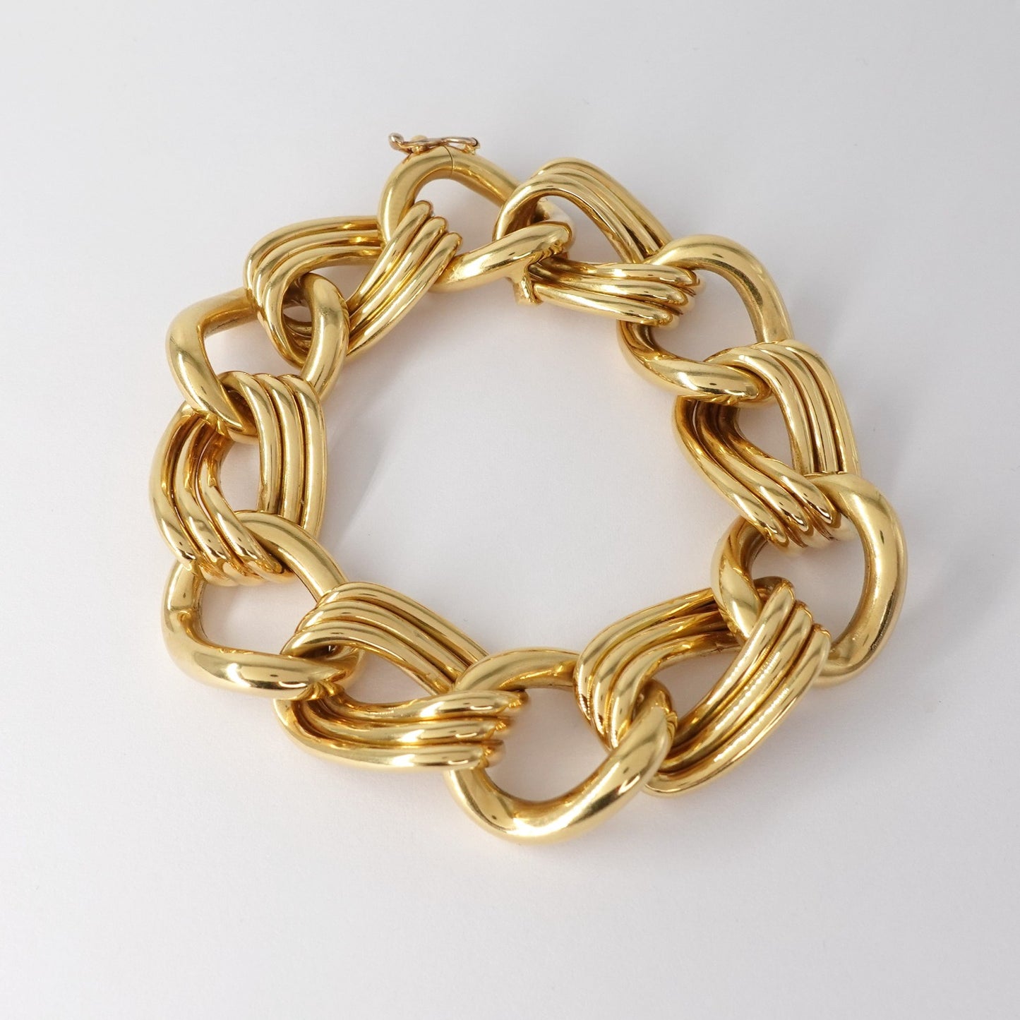 Bracciale a maglia alternata