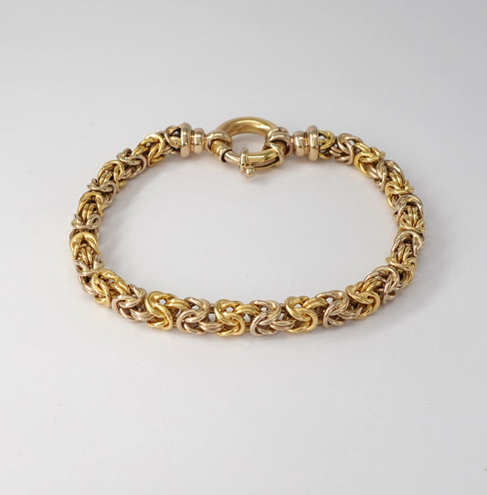 Bracciale a Maglia Bizantina