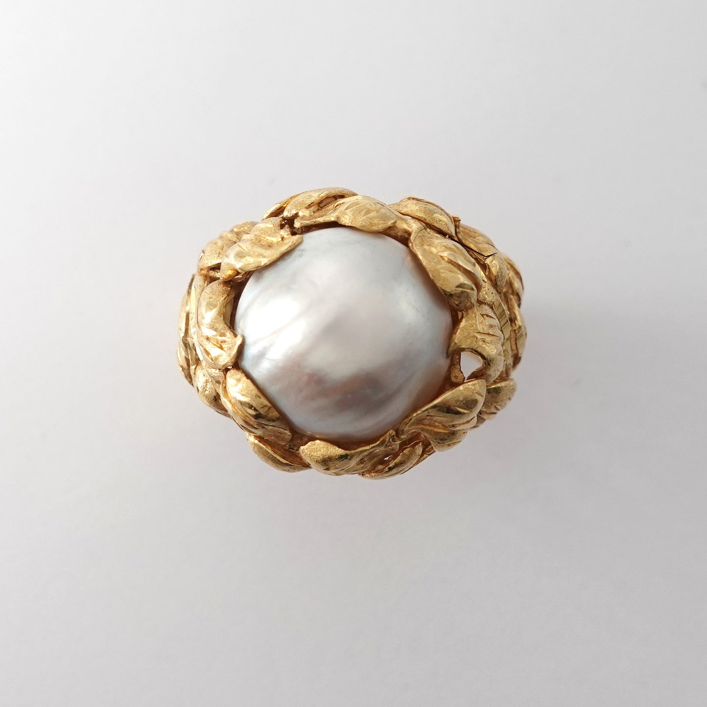 Anello con Perla Mabè