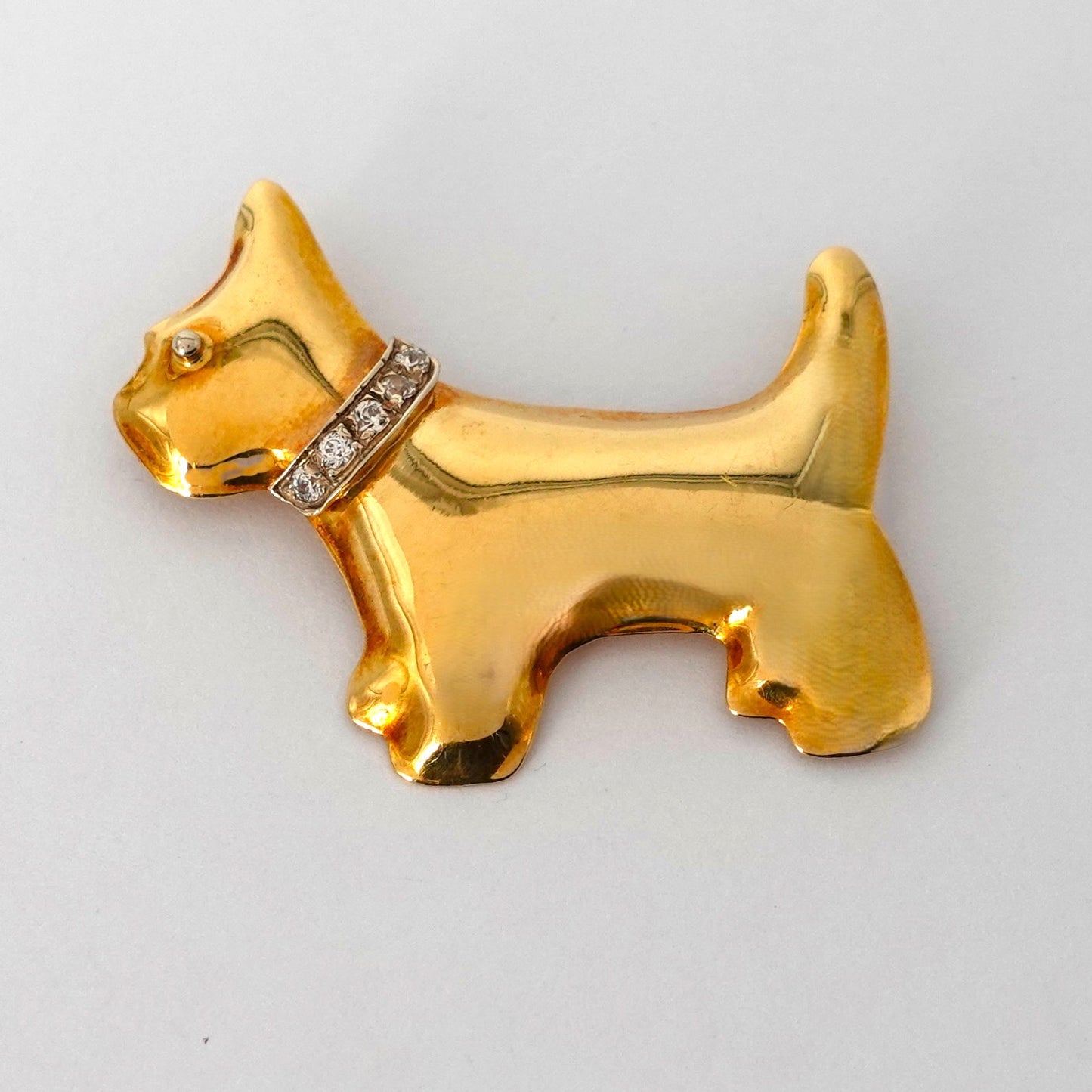 Spilla a forma di cane