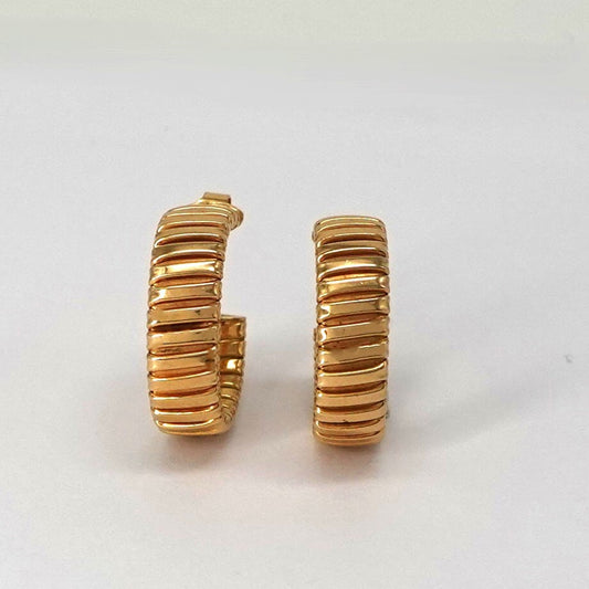 Orecchini tondi tubogas