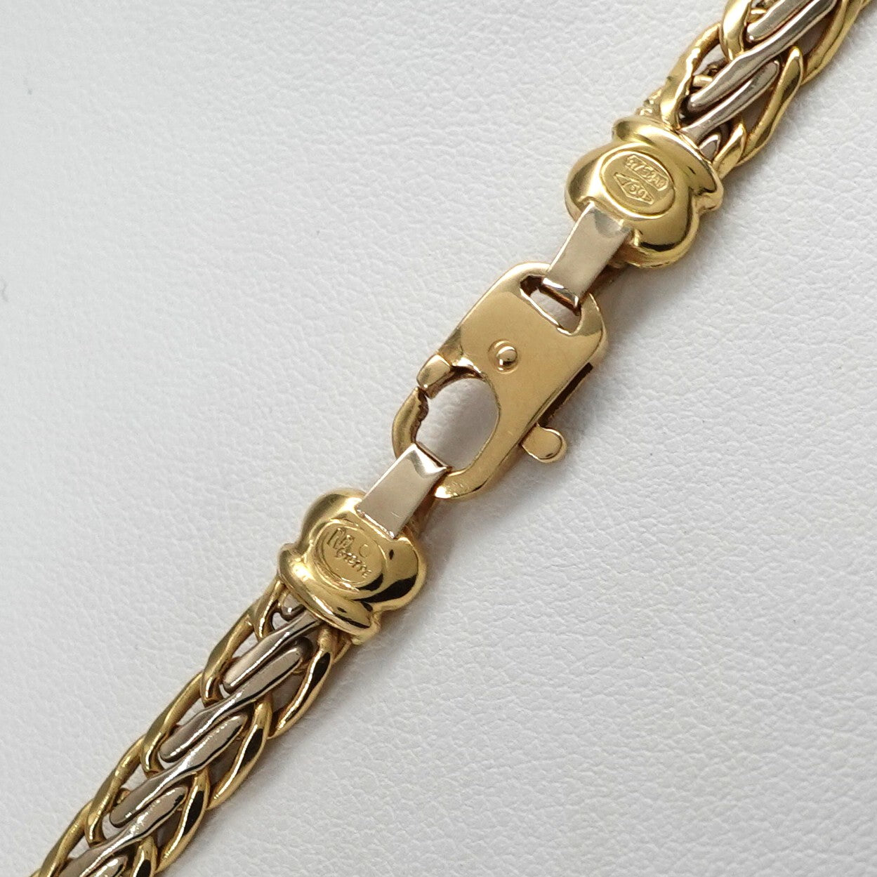 Collana con maglia a spiga