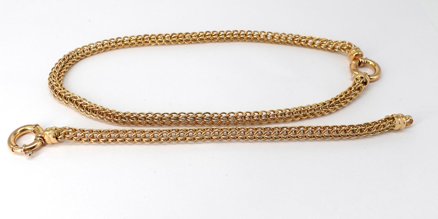 Parure collana e bracciale