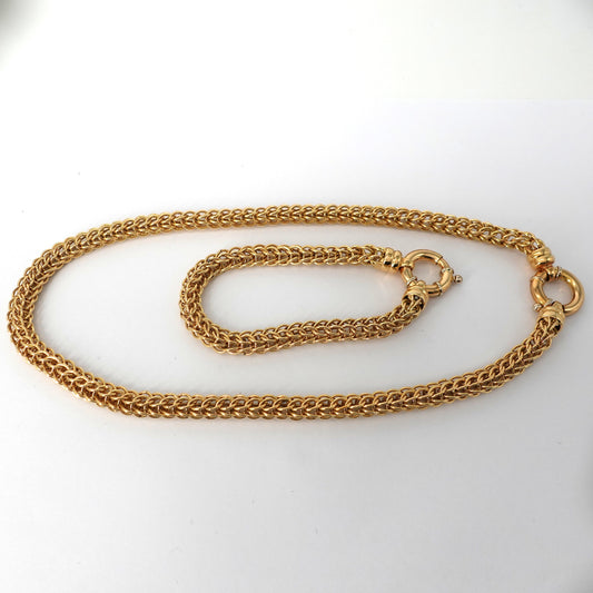 Parure collana e bracciale