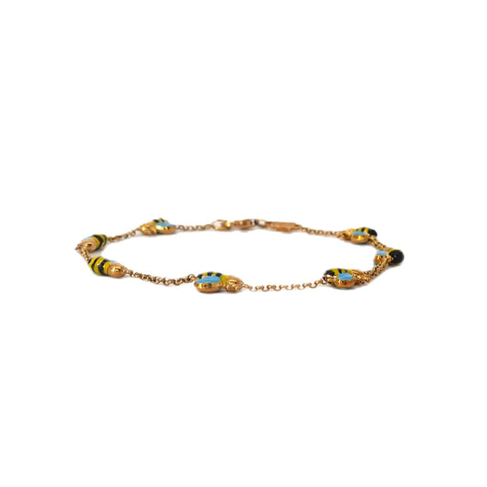 Bracciale api in oro