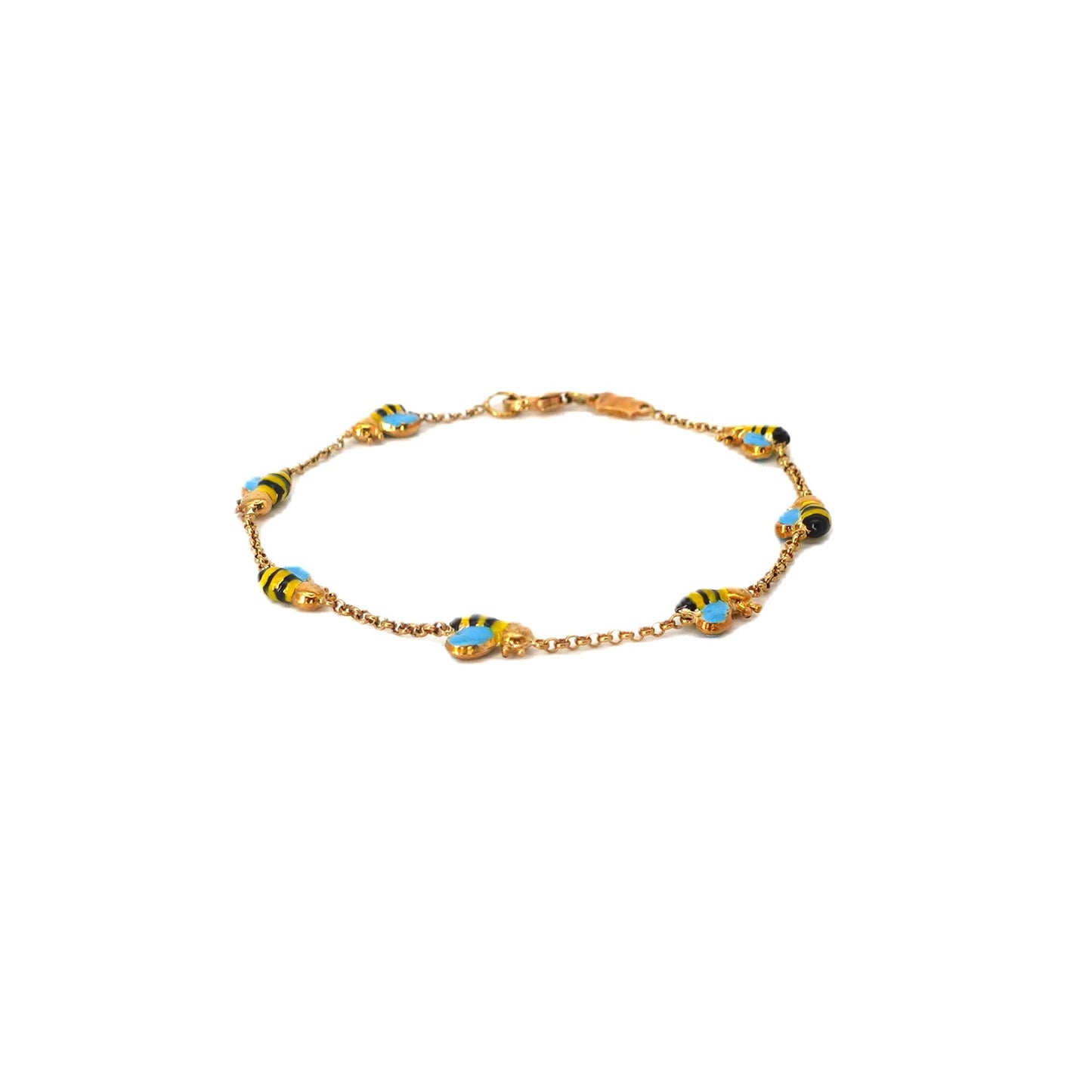 Bracciale api in oro