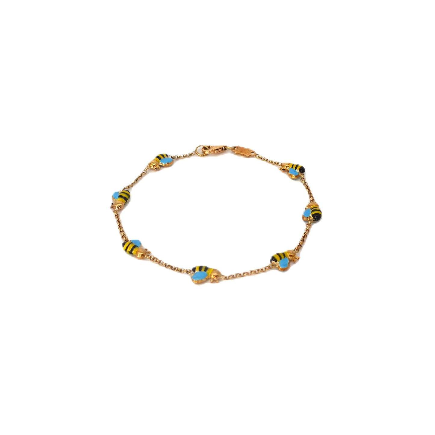 Bracciale api in oro