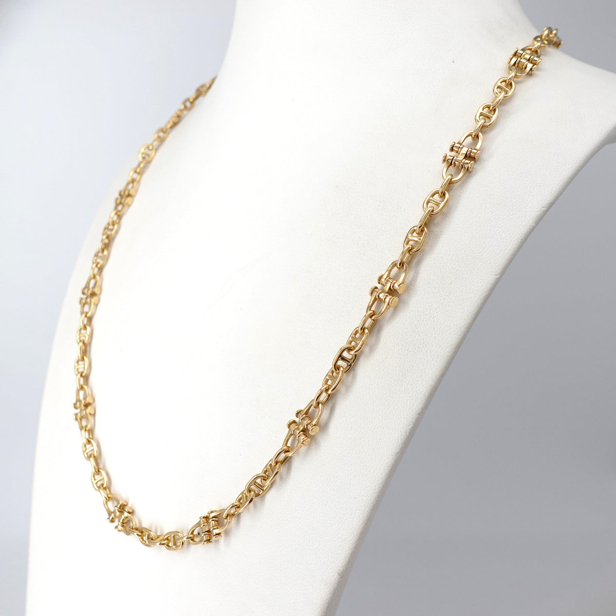 Collana a maglia mista