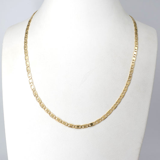 Collana a maglia piatta