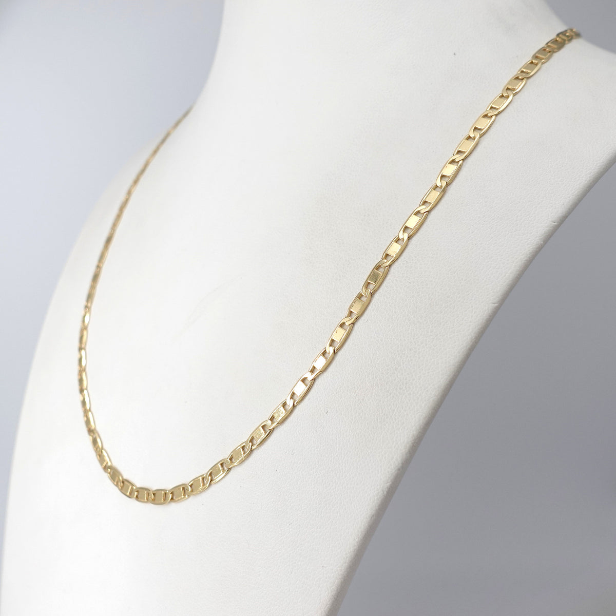 Collana a maglia piatta