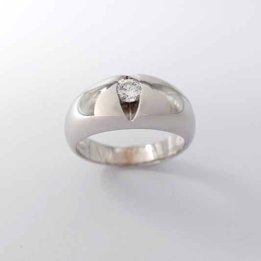 Anello CHIMENTO fascia bombata in oro