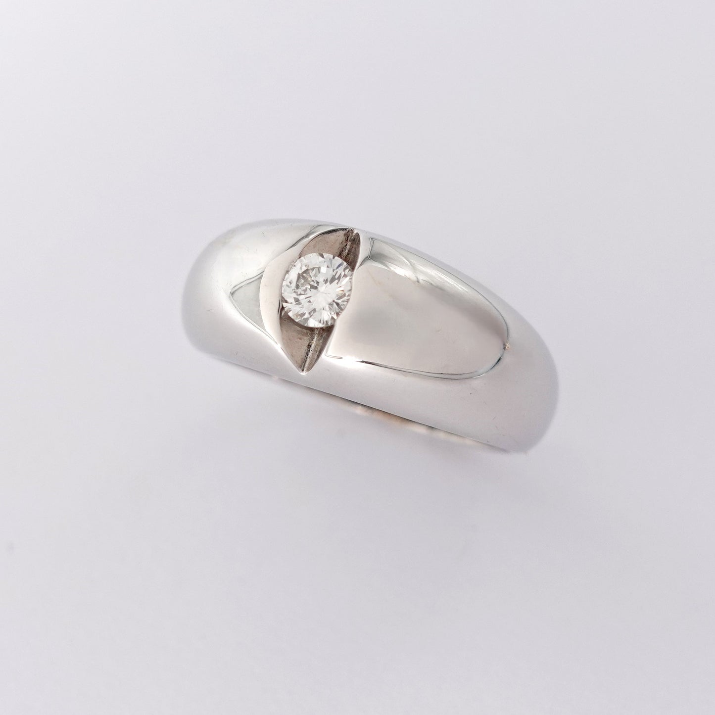 Anello CHIMENTO fascia bombata in oro