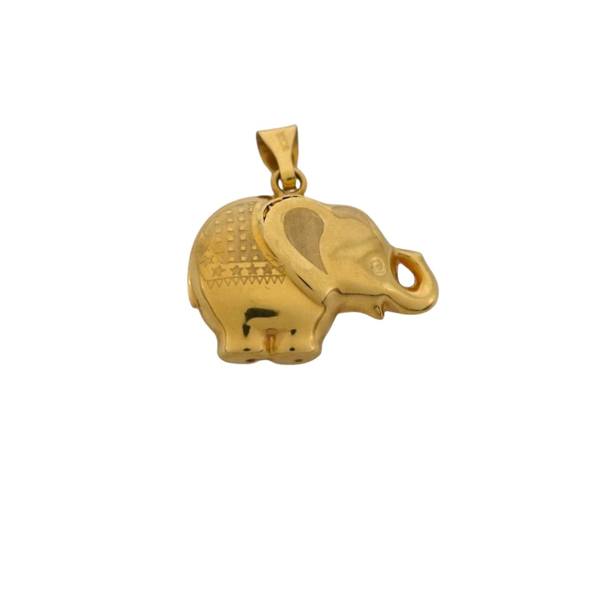 Ciondolo elefante in oro