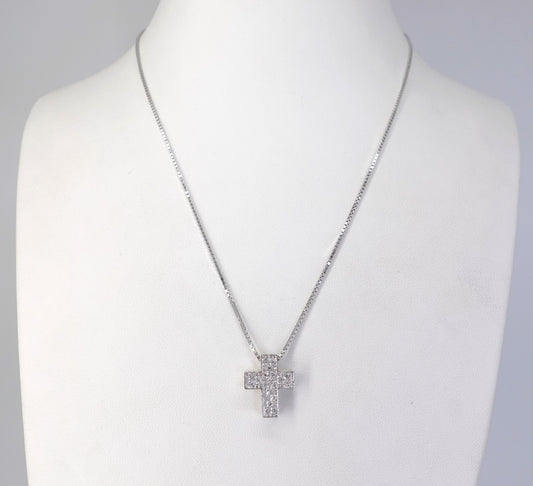 Catenina con Croce di Diamanti