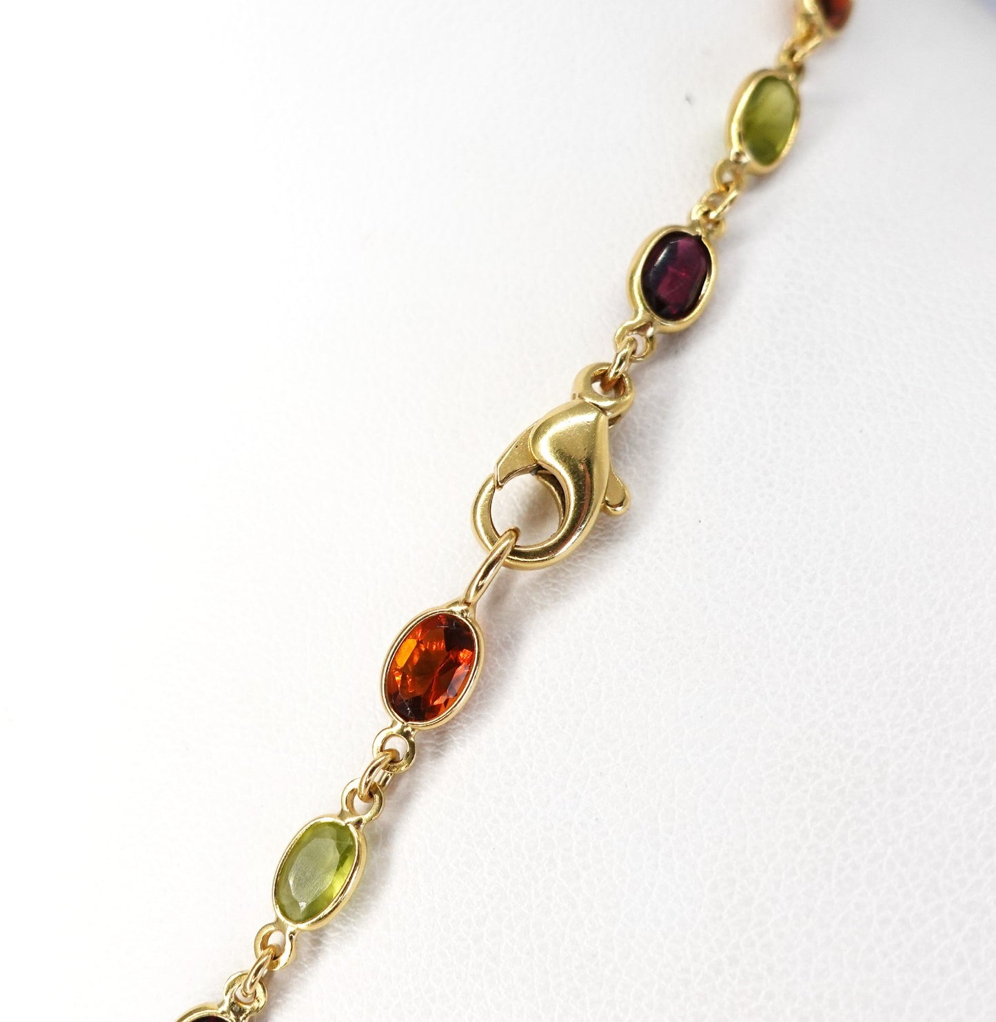 Parure collana e bracciale   con tormaline