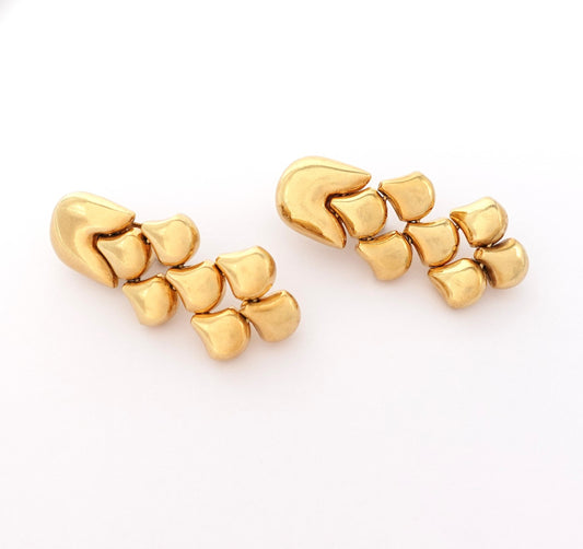 Orecchini pendenti in oro giallo