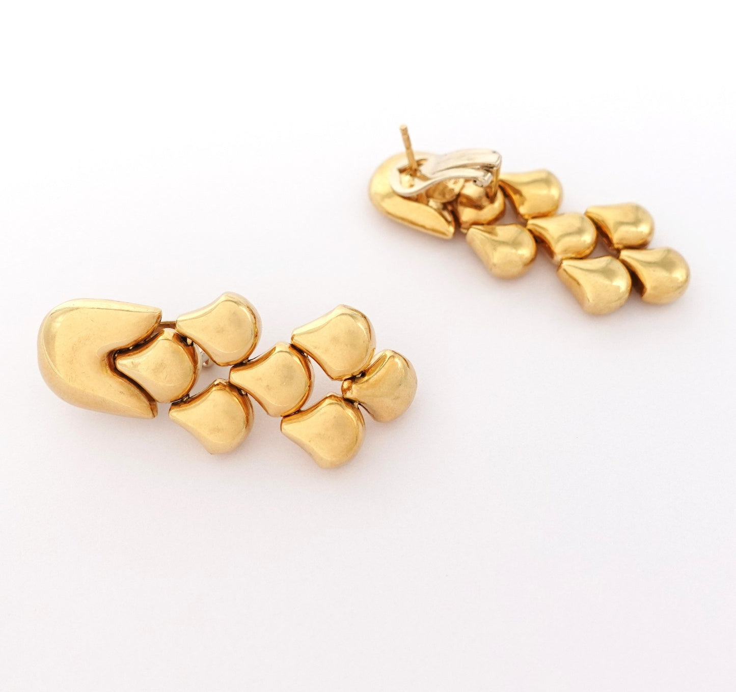Orecchini pendenti in oro giallo