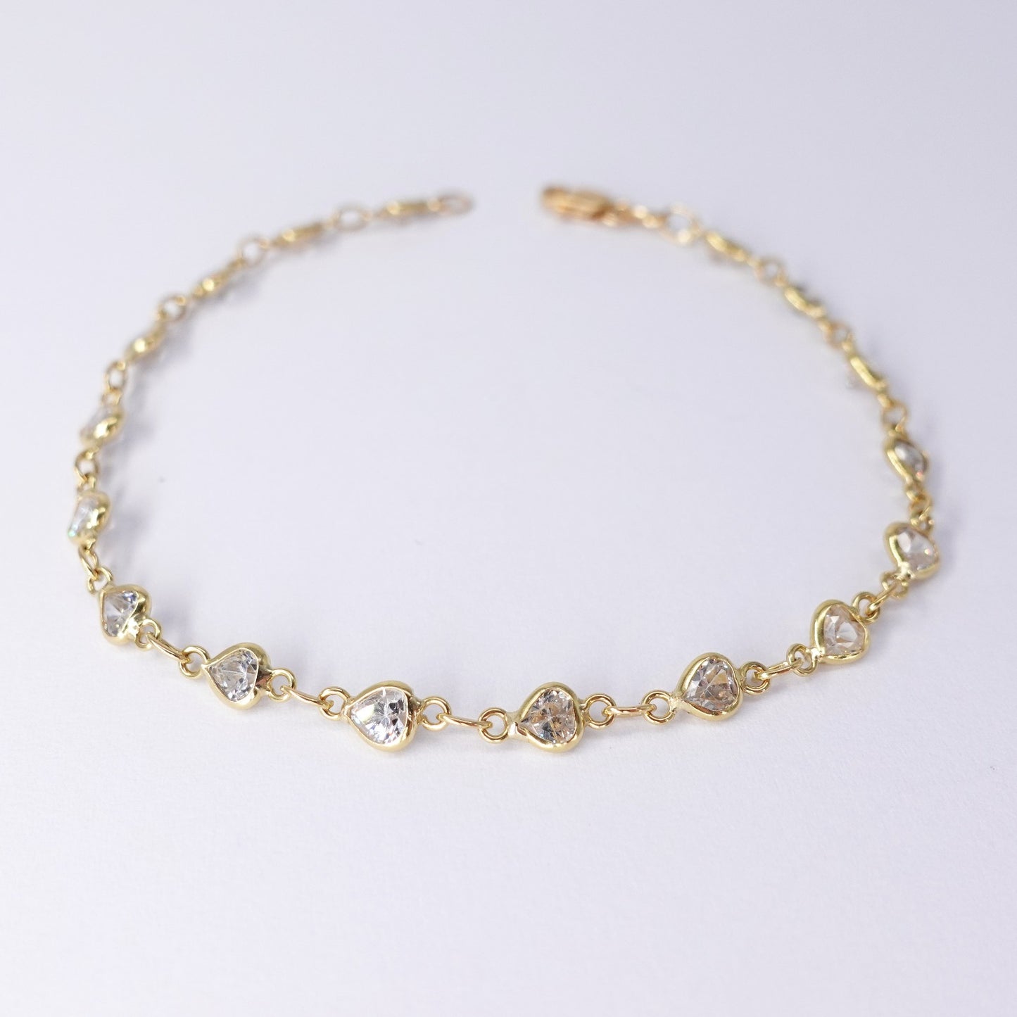 Bracciale con cuori