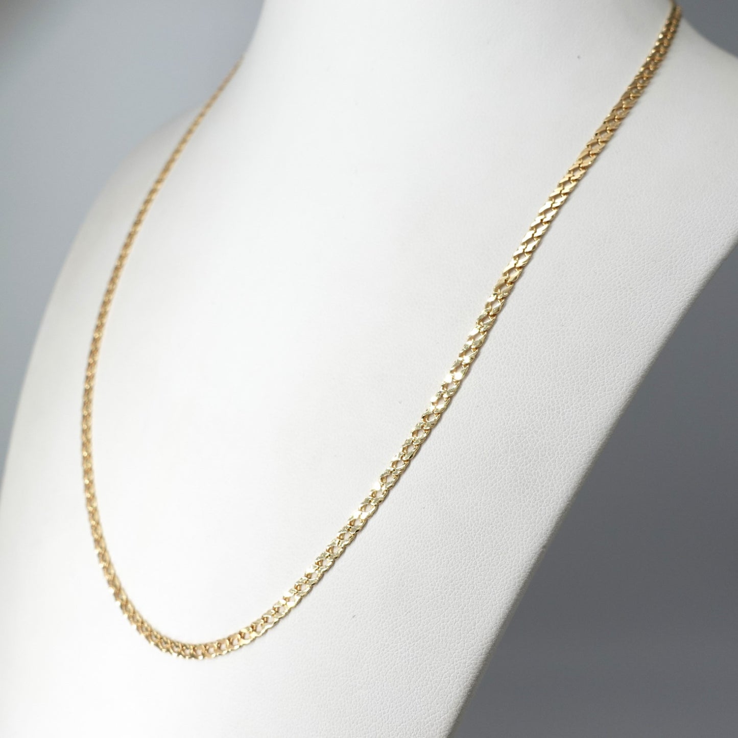 Collana maglia piatta