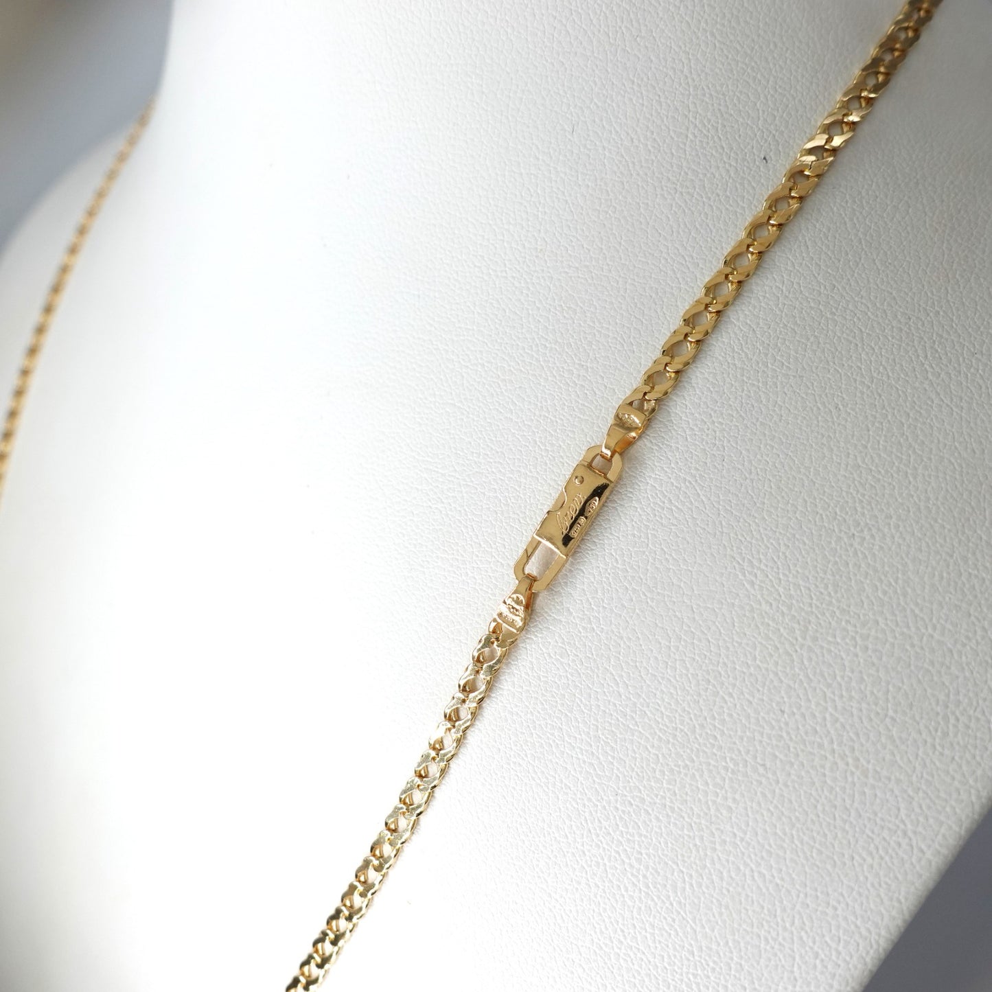 Collana maglia piatta