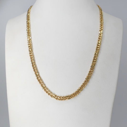 Collana a maglia piatta