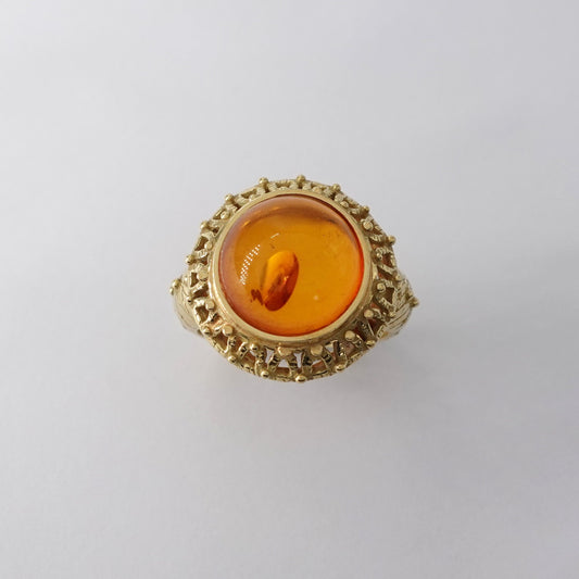 Anello con Ambra
