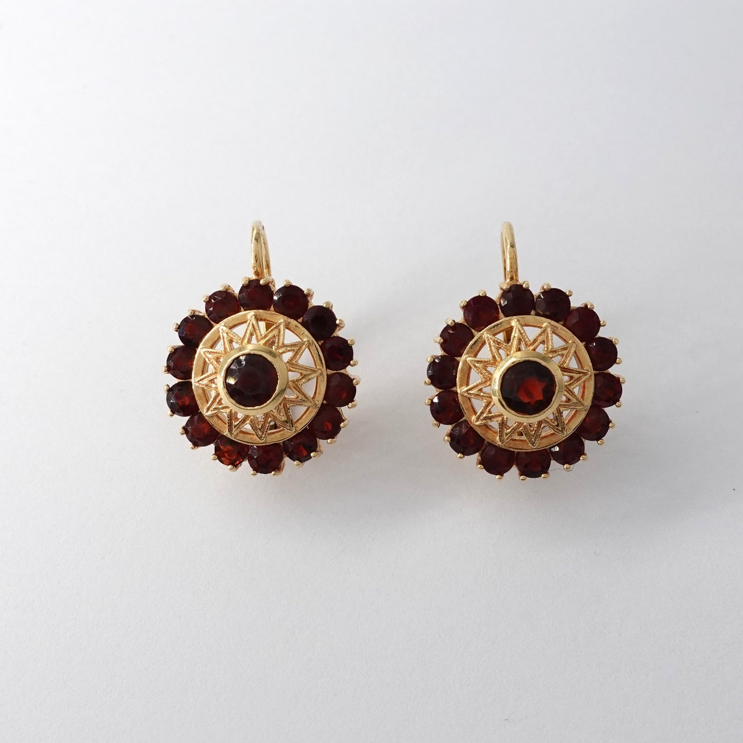 Parure in oro e granati