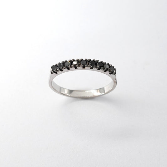 Rivière con diamanti neri