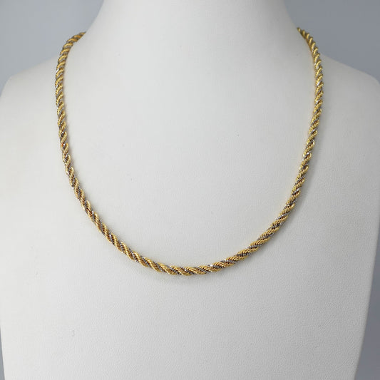 Collana torchon due colori