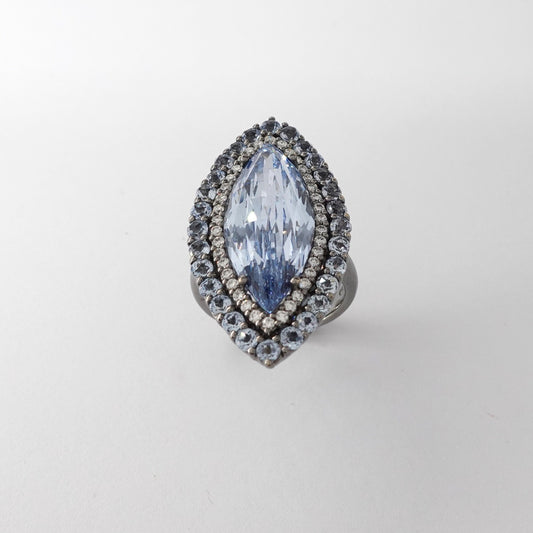 Anello in oro brunito