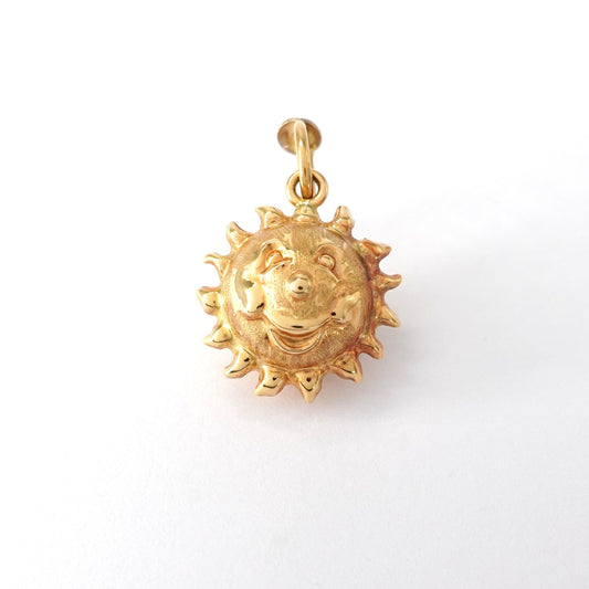Ciondolo sole con lavorazione satinata