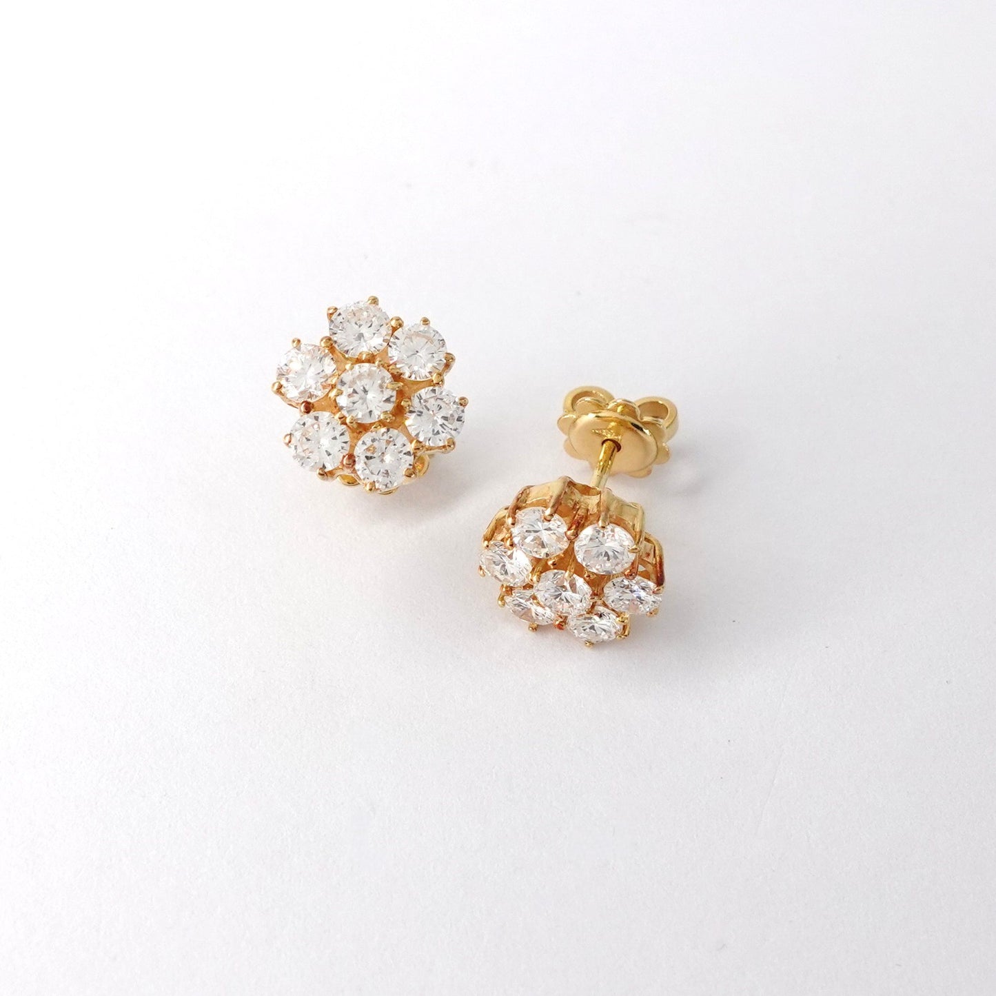 Parure in oro giallo e diamanti