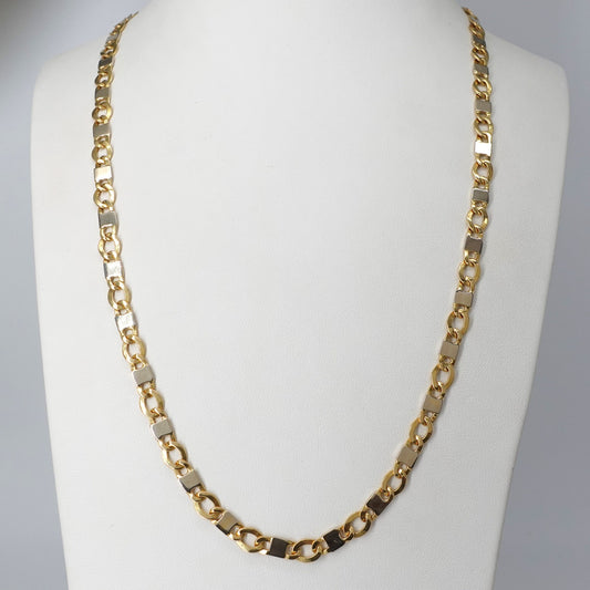 Collana a maglia piatta