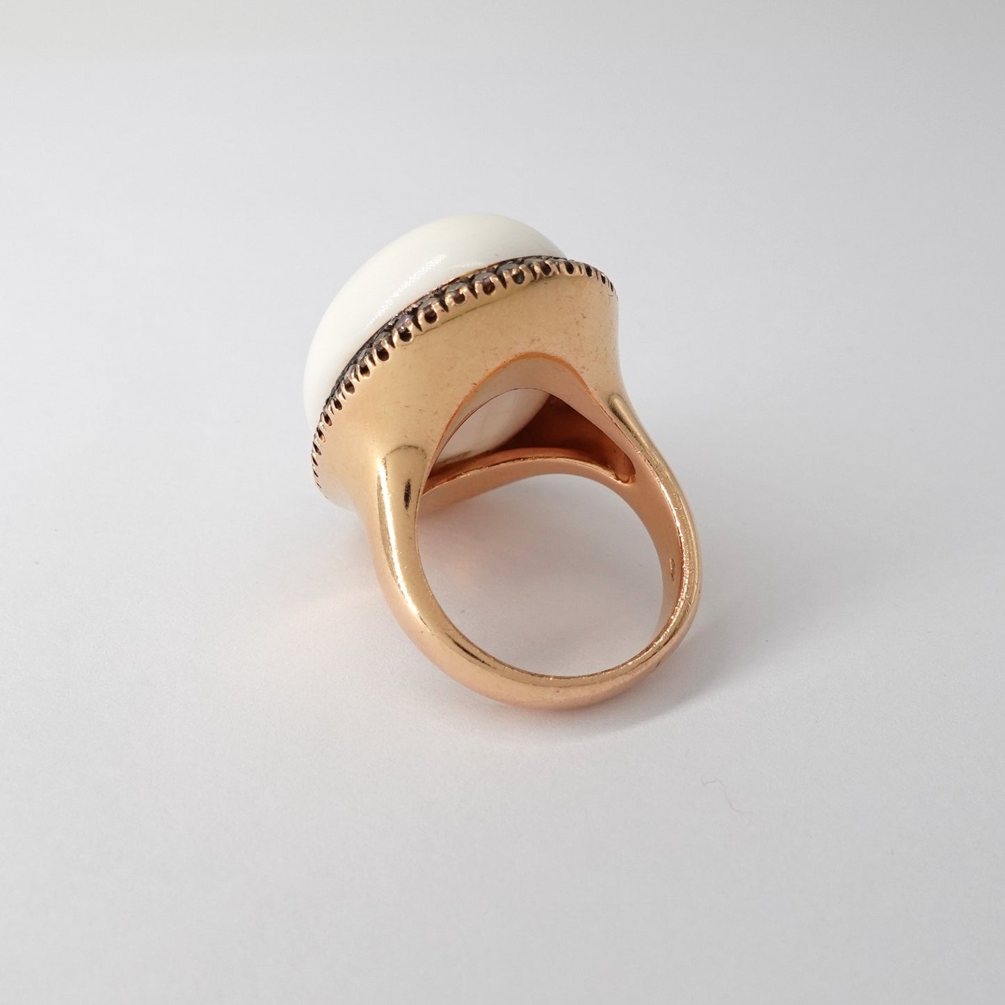 Anello onice bianca