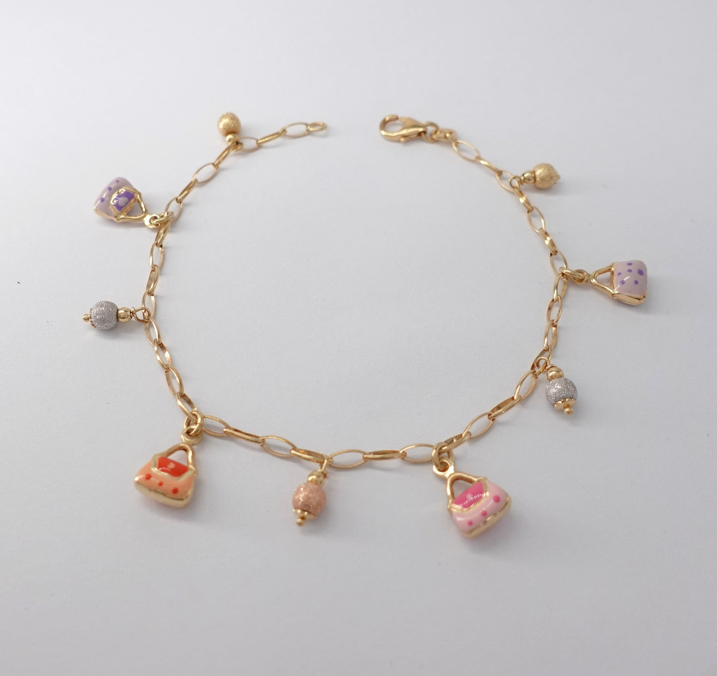 Bracciale  charms borsette
