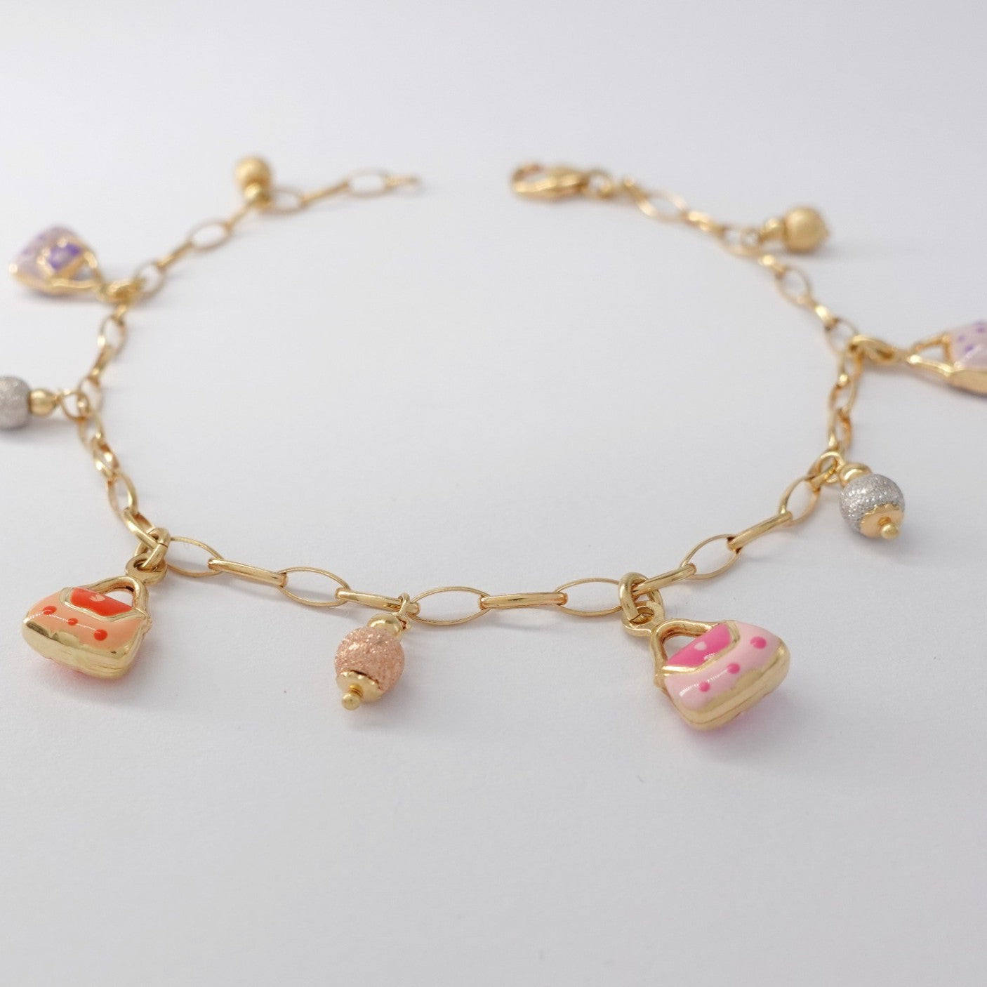 Bracciale  charms borsette