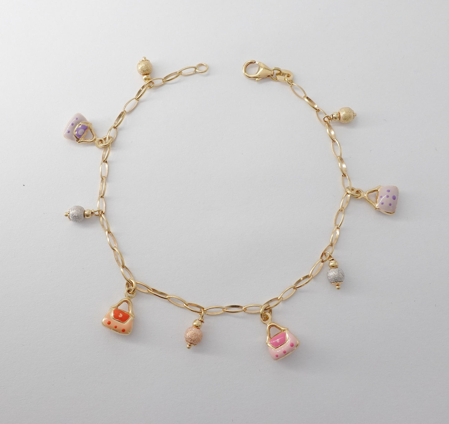 Bracciale  charms borsette