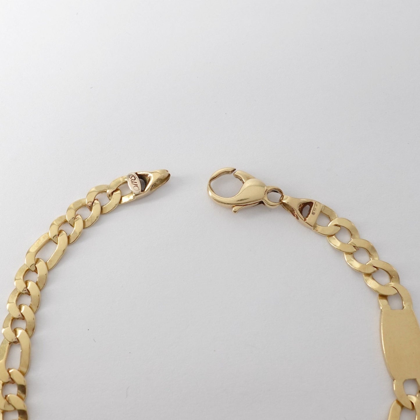 Bracciale maglia 3+1 con piastrina