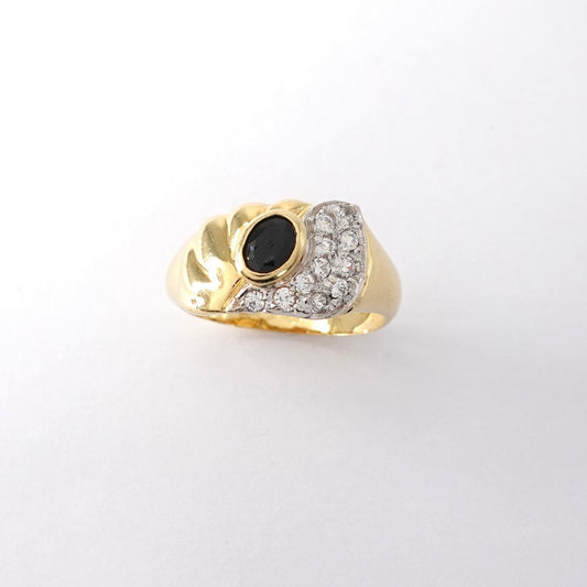 Anello con zirconi