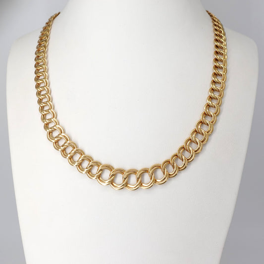 Collana a maglia doppia