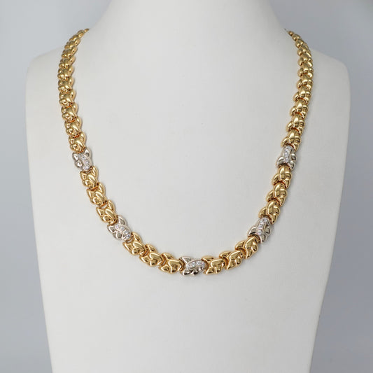 Collana maglia semirigida