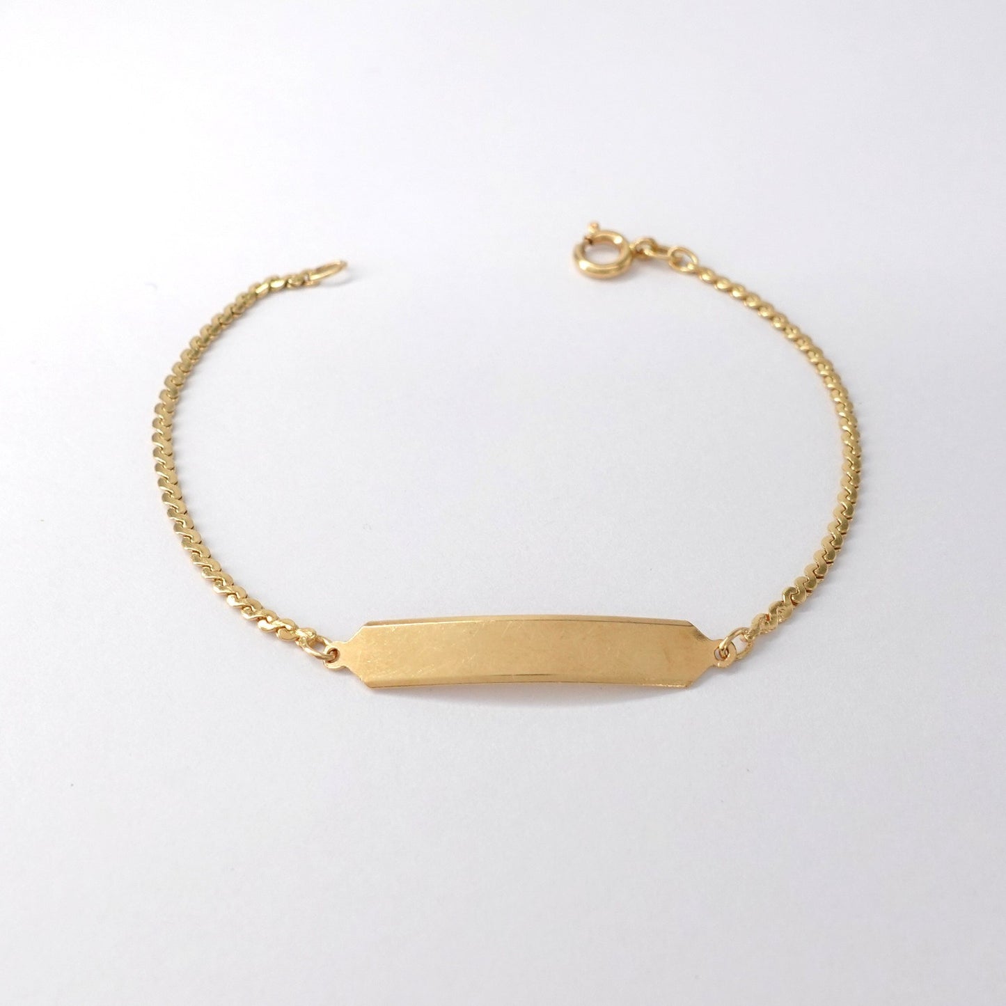 Bracciale con piastrina