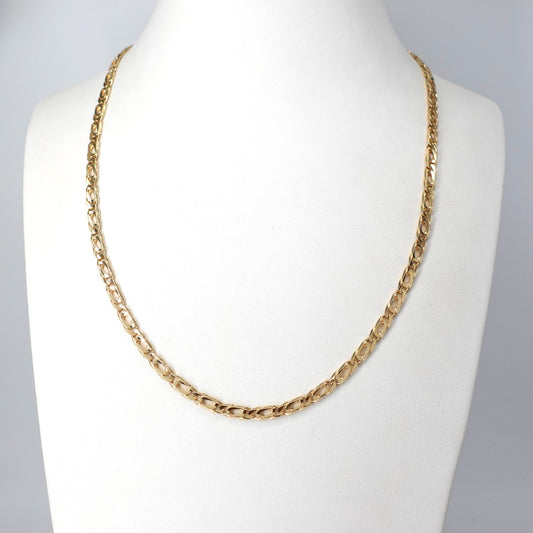 Collana maglia piatta