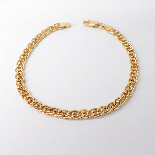 Bracciale a maglia doppia