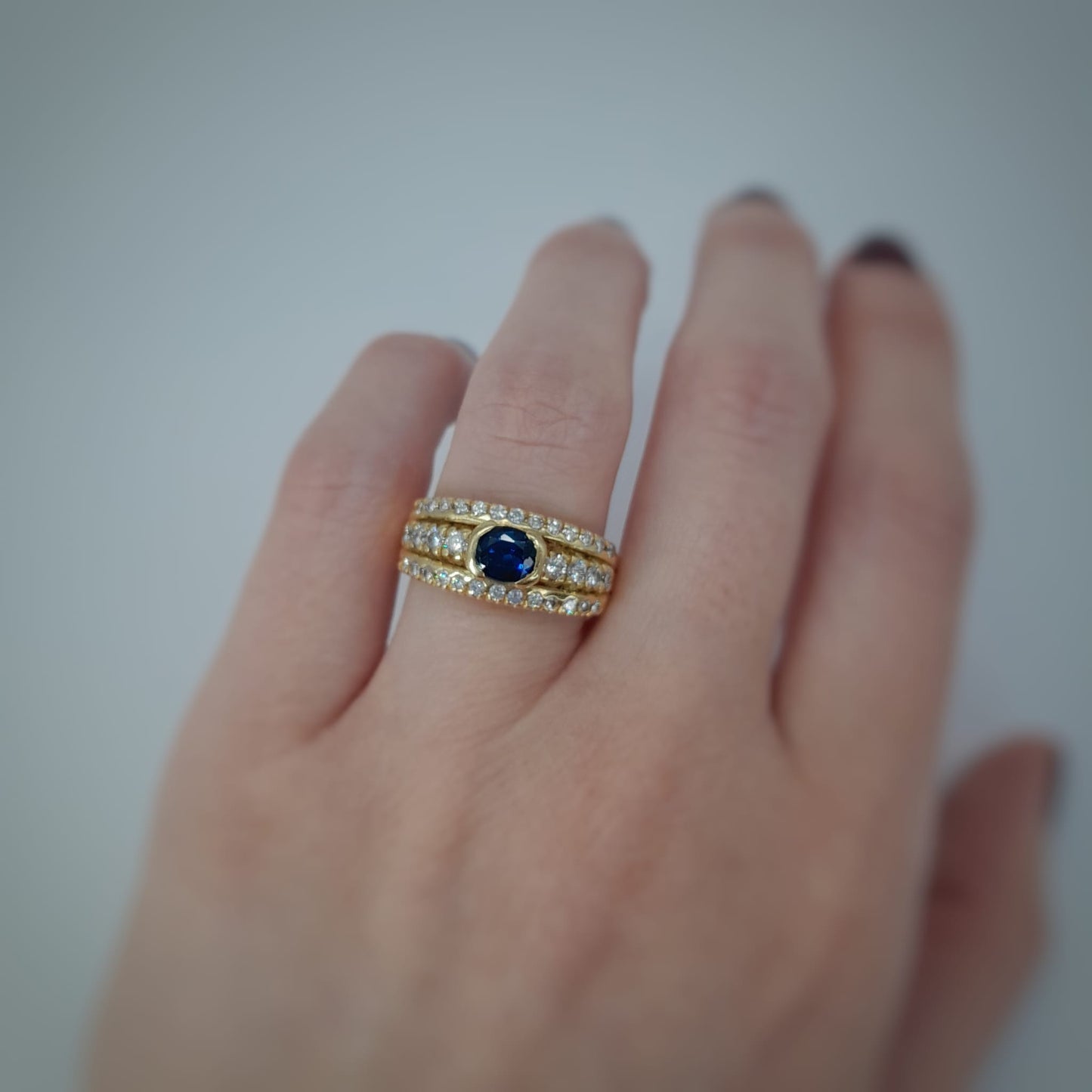 Anello con Zaffiro