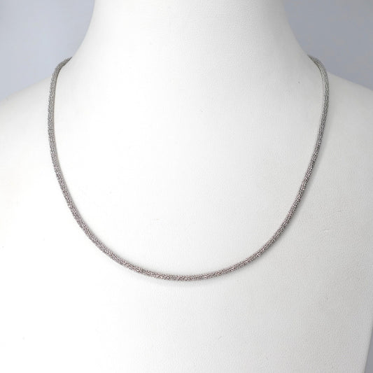 Collana con lavorazione diamantata